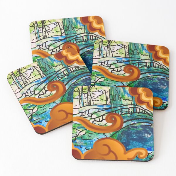 Item preview, Clouds over Bridge in the Park designed and sold by ArcticBichrome.