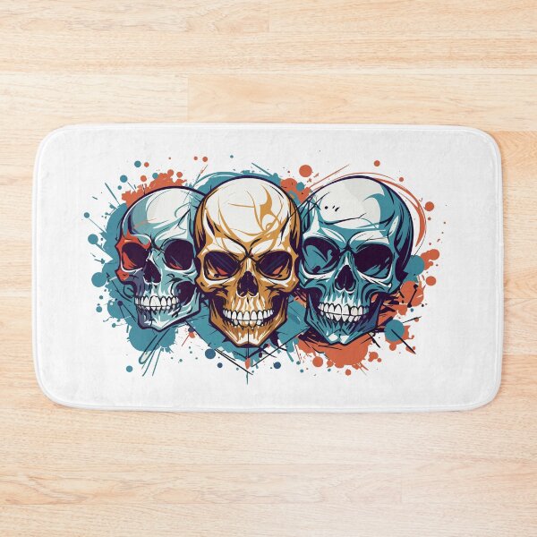 Item preview, Calaveras coloridas en estilo vectorial designed and sold by NordicBadger.