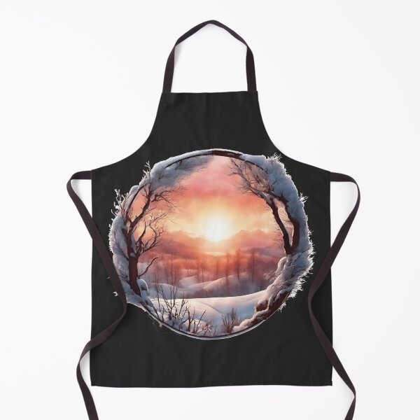 Item preview, Beautiful Winter View Sunset Christmas Time designed and sold by Aquillashop.