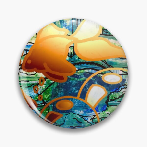 Item preview, Goldfish over Bridge in the Park designed and sold by ArcticBichrome.
