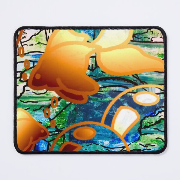 Item preview, Goldfish over Bridge in the Park designed and sold by ArcticBichrome.