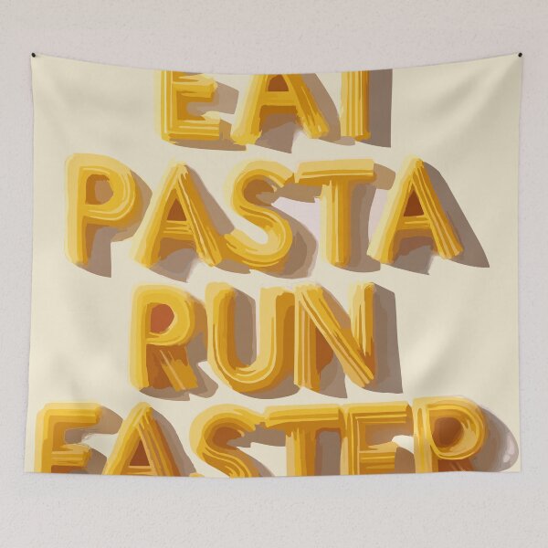 Item preview, Eat Pasta Run Faster designed and sold by bihtti.