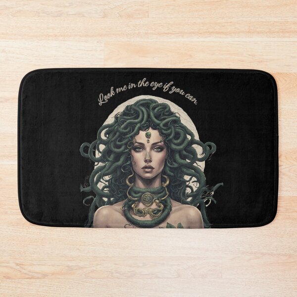 Item preview, Medusa Greek Goddess of Love and Beauty Quote designed and sold by TheLocoShop.