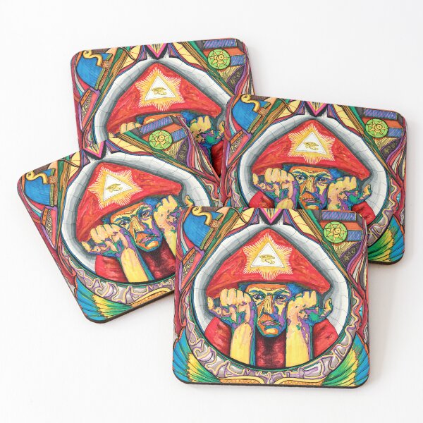 Item preview, A Psychedelic Crowley designed and sold by The Alchemist Dru.