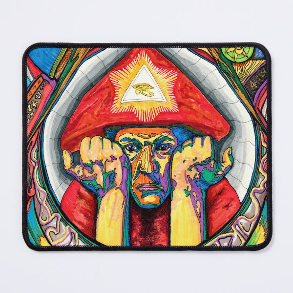 Item preview, A Psychedelic Crowley designed and sold by The Alchemist Dru.