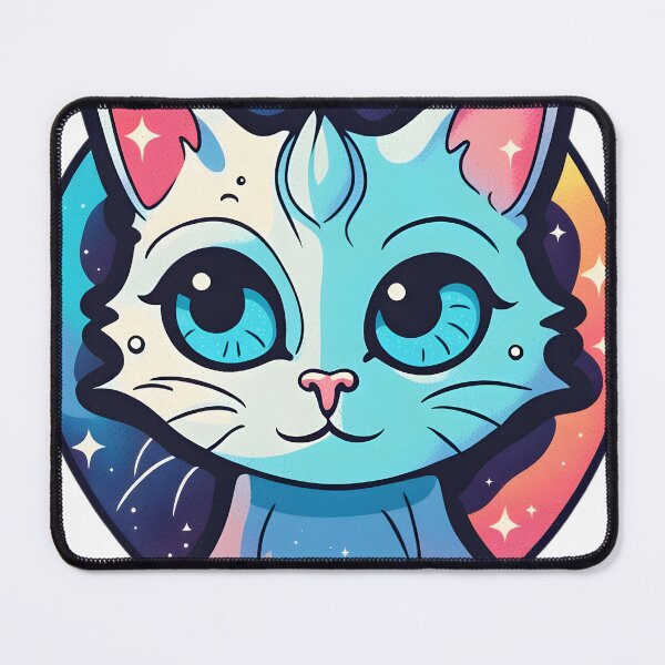 Item preview, Psychedelic Cat Splash | Vibrant Whiskered Art designed and sold by ArtInSync.