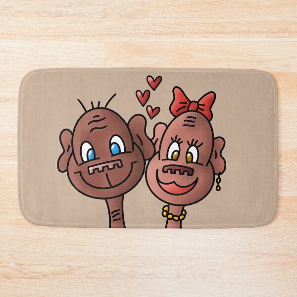 Item preview, Cute Monkeys Couple designed and sold by MyMushroomGrove.