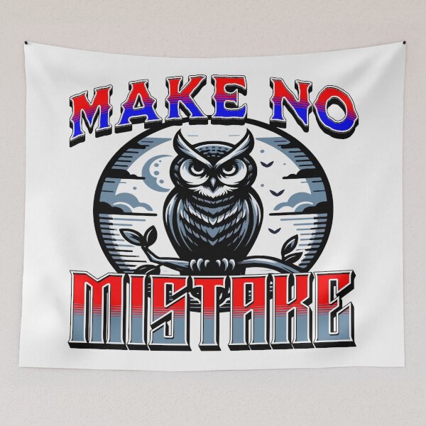 Item preview, Owl Perched On A Branch On A Moonlit Night - Make No Mistake The Owl Is Watching designed and sold by MegaDirt.