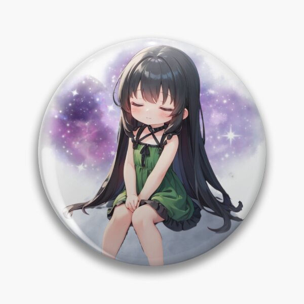 Item preview, Tranquil Chibi on Cloud: Adorable Serenity in Every Stitch designed and sold by Anime-Community.
