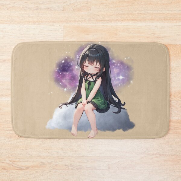 Item preview, Tranquil Chibi on Cloud: Adorable Serenity in Every Stitch designed and sold by Anime-Community.
