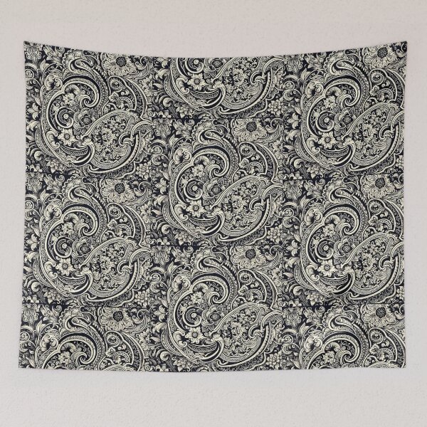 Item preview, Elegant Black and White Paisley Design - A Classic Pattern with a Modern Twist designed and sold by HeeShirt.