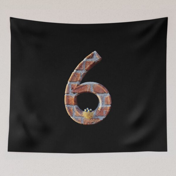 Item preview, Number 6 designed and sold by Nothing Here Is Real.