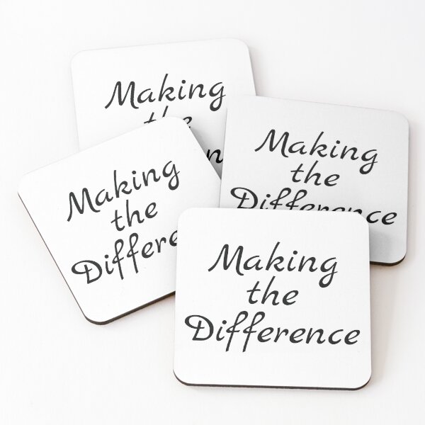Item preview, Making the Difference Funny Motivating Slogan  designed and sold by Harlake.