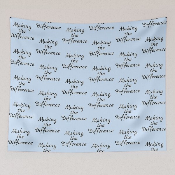 Item preview, Making the Difference Funny Motivating Slogan  designed and sold by Harlake.