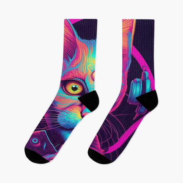Item preview, Psychedelic Cat designed and sold by PC-artist.