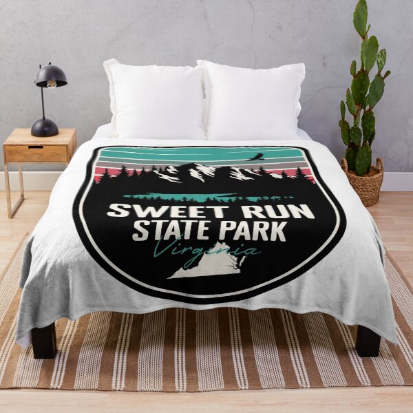 Item preview, Sweet Run State Park Virginia - VA Retro Badge Forest and Wilderness  designed and sold by mountainfad.
