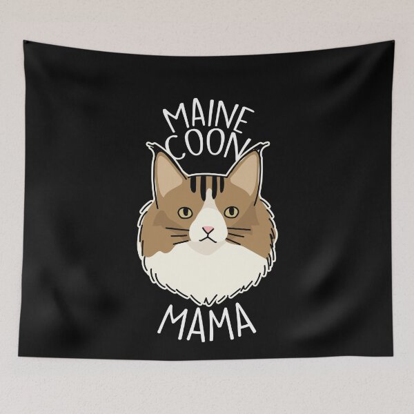 Item preview, Maine Coon Cat Mama designed and sold by Clara Hollins.