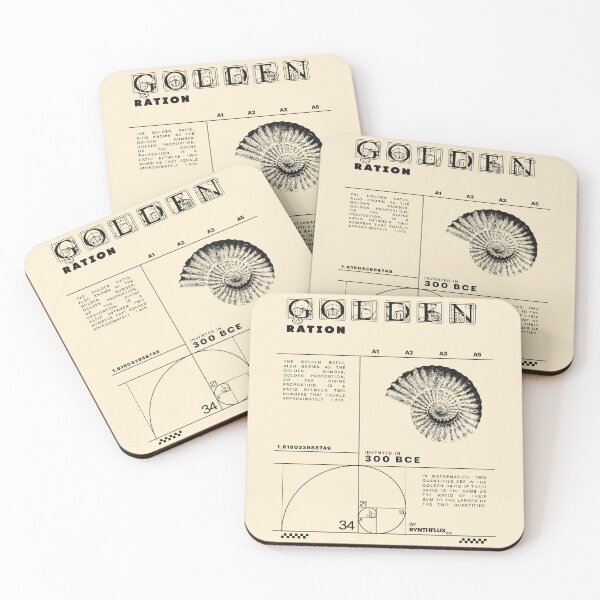 Item preview, Minimal Golden Ration designed and sold by SynthFlux.