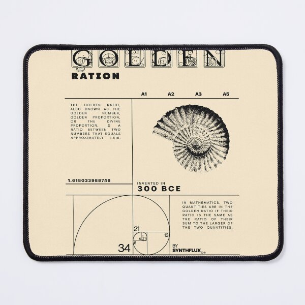 Item preview, Minimal Golden Ration designed and sold by SynthFlux.
