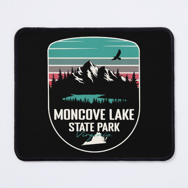 Item preview, Moncove Lake State Park Virginia - VA Retro Badge Forest and Wilderness  designed and sold by mountainfad.