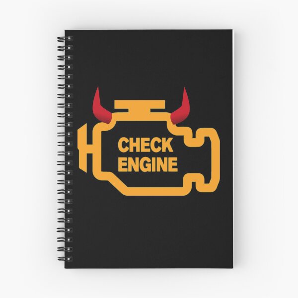 Item preview, Check Engine Light The Devil designed and sold by Slinky-Reebs.