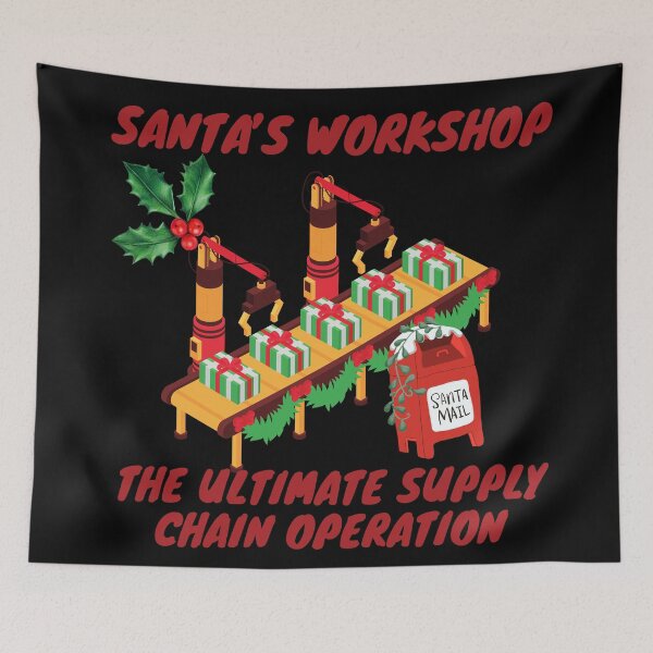 Item preview, Santa's workshop, the ultimate supply chain operation, logistics designed and sold by NoetherSym.