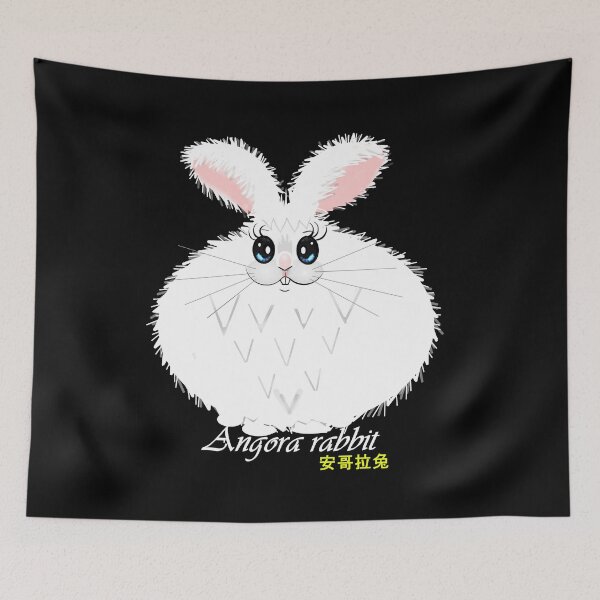 Item preview, Cute Angora rabbit designed and sold by Shirley cute art .