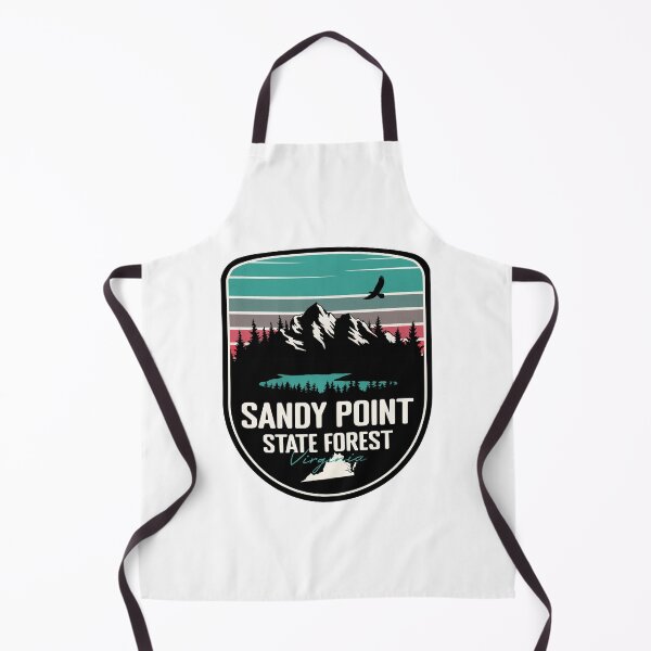 Item preview, Sandy Point State Forest Virginia - VA Retro Badge Forest and Wilderness  designed and sold by mountainfad.