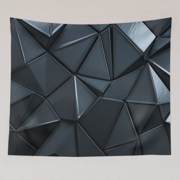 Item preview, Polygon Titanium Blue Pattern designed and sold by GrinGalore.