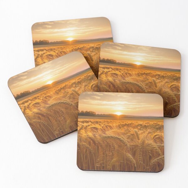 Item preview, Realistic Wheat Fields Evoke Warmth designed and sold by PanoramaPrints.