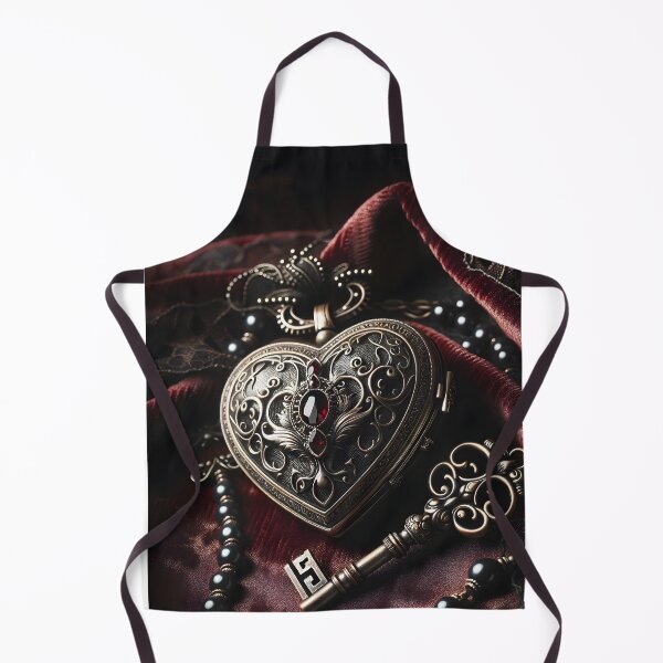Item preview, Gothic Valentine Heart Locket and Key designed and sold by Mekone.