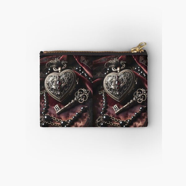 Item preview, Gothic Valentine Heart Locket and Key designed and sold by Mekone.