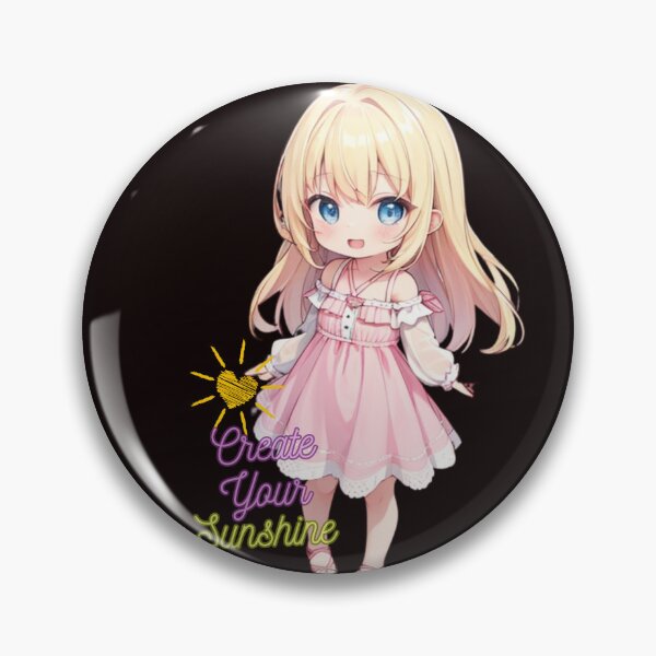Item preview, Spread Joy with our 'Create Your Sunshine' Chibi Design – Pure Happiness Encapsulated designed and sold by Anime-Community.