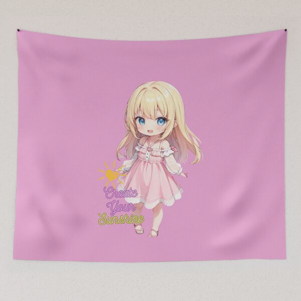 Item preview, Spread Joy with our 'Create Your Sunshine' Chibi Design – Pure Happiness Encapsulated designed and sold by Anime-Community.