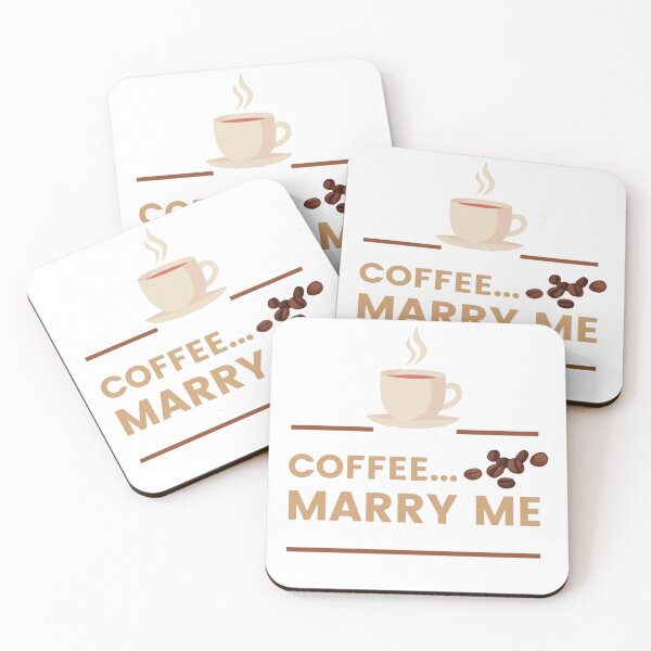 Item preview, Coffee Marry Me  designed and sold by BangtanArtShop.
