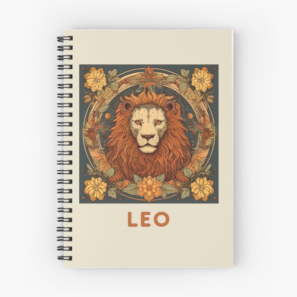 Item preview, Vintage and retro  Leo Zodiac - Horescope/SunSign Theme  on creambackground designed and sold by CosmicNook1.