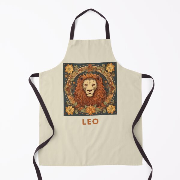 Item preview, Vintage and retro  Leo Zodiac - Horescope/SunSign Theme  on creambackground designed and sold by CosmicNook1.