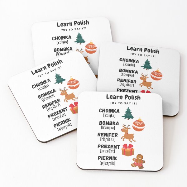 Item preview, Funny Polish Learning - Christmas Edition designed and sold by Nicefoxy.