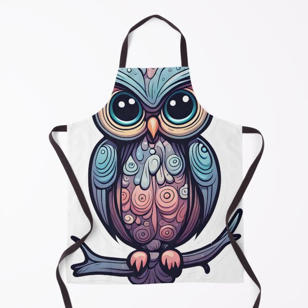 Item preview, Psychedelic Owl Vision | Vibrant Abstract Avian Art designed and sold by ArtInSync.
