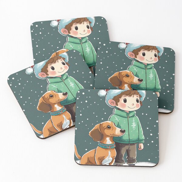 Item preview, Winter and dog 11 designed and sold by Mandalahijo.