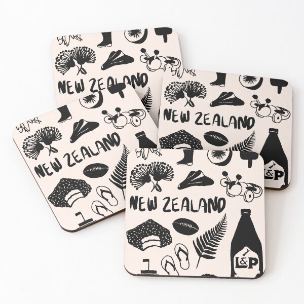 Item preview, New Zealand Kiwiana Print designed and sold by aangieeee.