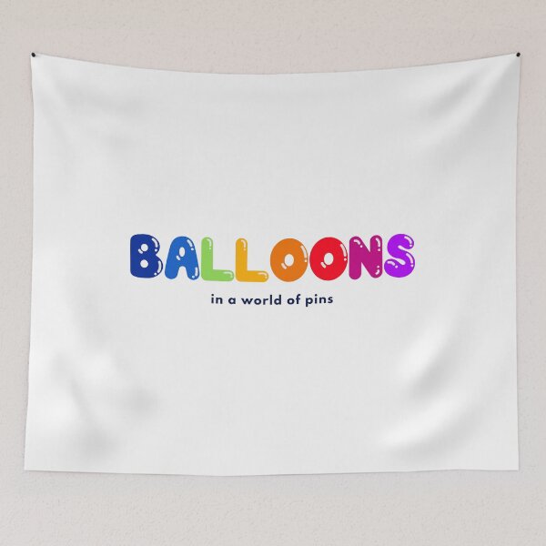 Item preview, BALLOONS in a world of pins designed and sold by FedoraDesign.