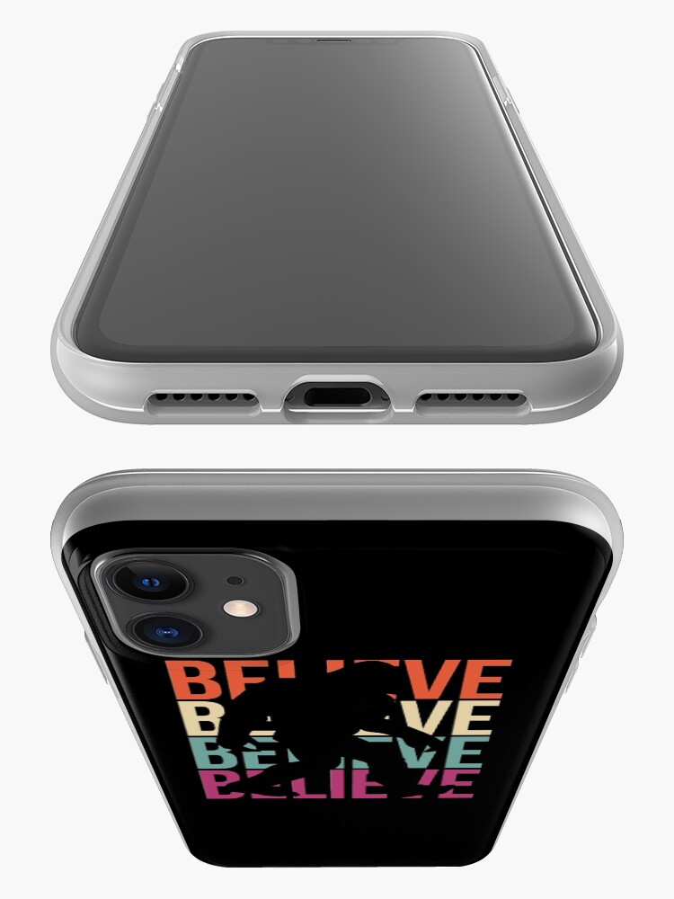 Alternate view of Bigfoot T-shirt I Believe Bigfoot Sasquatch Yeti Funny Shirt iPhone Case & Cover