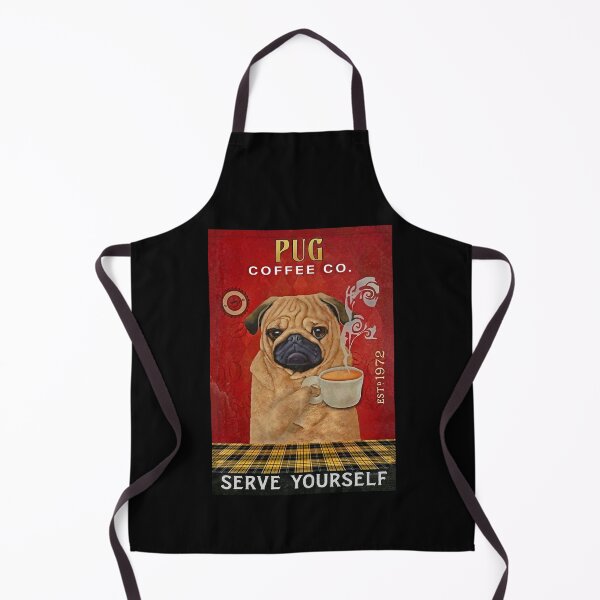 Item preview, Coffee with Pug dog designed and sold by SameeraDammeyer.