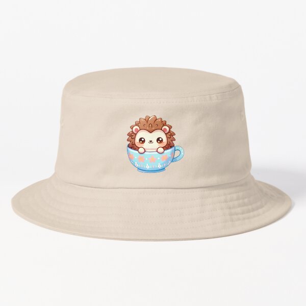 Item preview, Cute Hedgehog in Teacup Illustration - Cozy Animal Art designed and sold by UmbrellaStudio1.