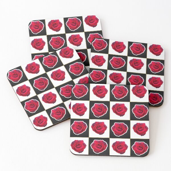 Item preview, Red rose check designed and sold by images4design.