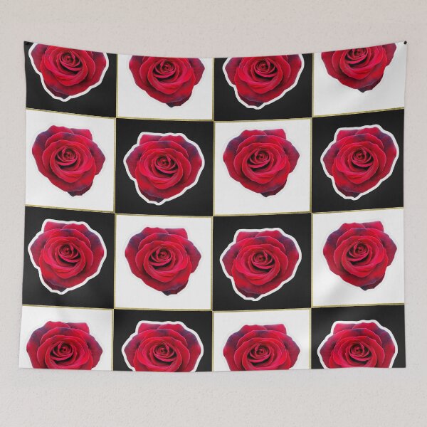 Item preview, Red rose check designed and sold by images4design.