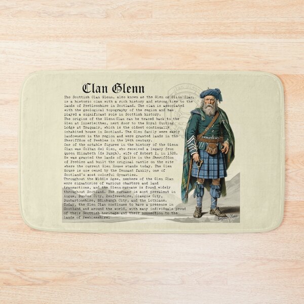 Item preview, Clan Glenn Scottish History  designed and sold by BagTown Clans.