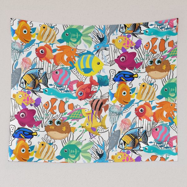 Item preview, Fish world designed and sold by YuvikaYuvaan5.