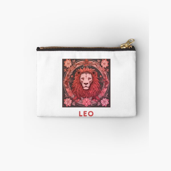 Item preview, Redish pink Vintage and retro Pink Leo Zodiac - Horescope/SunSign Theme  on white background designed and sold by CosmicNook1.